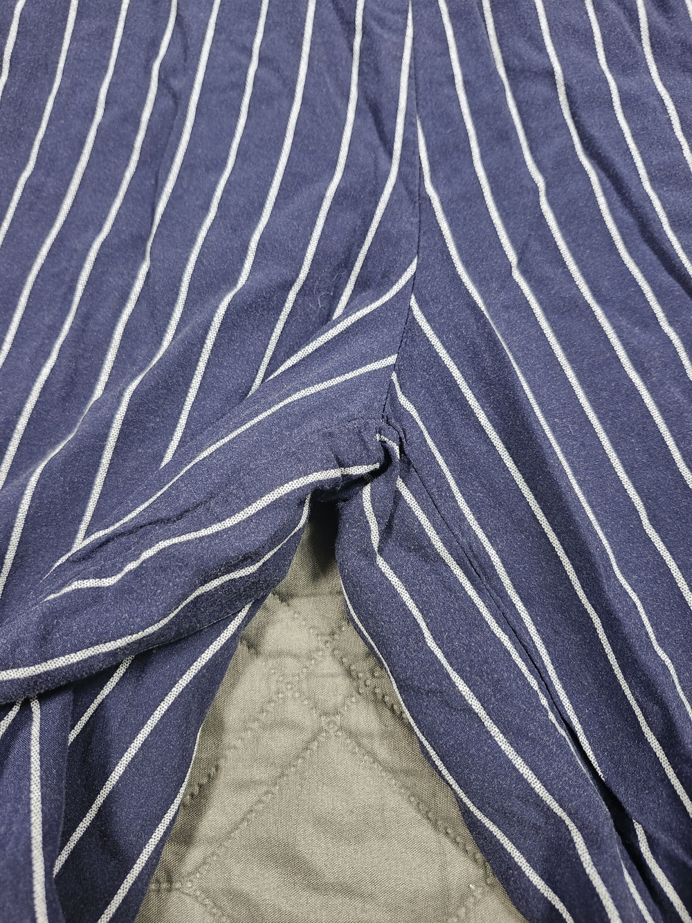 Old Navy striped Navy And White Jumpsuit With Pockets Size S - Picture 3 of 11